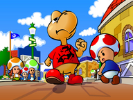 !R Koopa_Troopa Mario_(series) Toad_(Mario) fan_art koopa // 450x337 // 224.8KB
