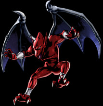!R Demon's_Crest Firebrand Red_Arremer demon gargoyle // 991x1016 // 620.2KB