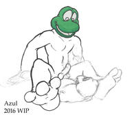 !A 10 2016 Azul_(artist) Frogger Frogger_(series) G20 Ket WIP frog tortavi // 960x855 // 127.4KB