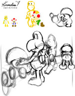!A 11 2007 @KetRalus Koopa_Troopa Mario_(series) Toad_(Mario) WIP koopa // 400x510 // 61.3KB