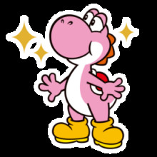 !R Mario_(series) Pink_Yoshi Yoshi // 275x275 // 47.0KB