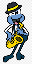 !R 22-222907_blue-frogette-sax-rhythm-heaven-frog-hop Frogettes Rhythm_Heaven frog // 840x1673 // 398.7KB