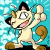 !R Meowth Pokemon cat // 100x100 // 6.7KB