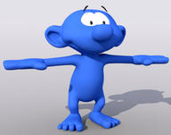 !R Smurf The-3DArtist fan_art // 526x413 // 104.1KB