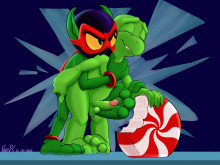 !A @Neos8 Ket Zool Zool_(series) alien goblin gremlin masked ninja tortavi // 4000x3000 // 3.5MB