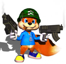 !R Conker Conker's_Bad_Fur_Day Rare squirrel // 320x308 // 275.5KB