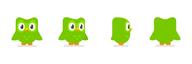 !R Duo Duolingo owl // 1840x616 // 20.2KB