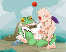 !A @Redemption3445 Chrono_Trigger Final_Fantasy_VI Frog_(Chrono_Trigger) Mog Moogle frog // 6000x4798 // 4.9MB