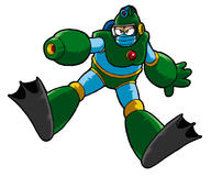!R Bubbleman Robot_Master Rockman_(series) Rockman_2 Thormeister fan_art // 750x630 // 205.5KB