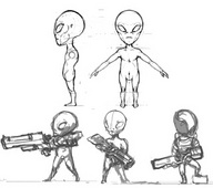 !R Sectoid XCOM alien grey_alien non-character // 320x283 // 19.6KB