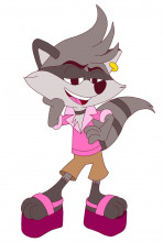 !R Renaldo_Raccoon Tiny_Toon_Adventures fan_art raccoon // 755x1119 // 59.3KB