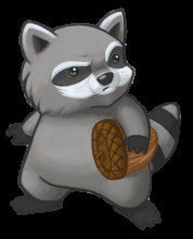 !R 97_Spiffo_v1 Project_Zomboid Spiffo old_version raccoon // 337x416 // 86.2KB