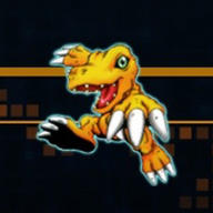 !R Agumon Digimon // 222x222 // 58.0KB