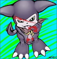 !A 10 2011 @KetRalus Digimon Impmon imp // 1086x1134 // 746.9KB