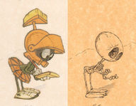 !R Looney_Tunes Marvin_the_Martian alien obscured_face // 450x349 // 64.4KB